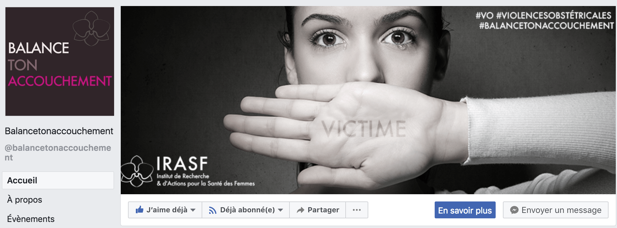 Balance ton accouchement page facebook